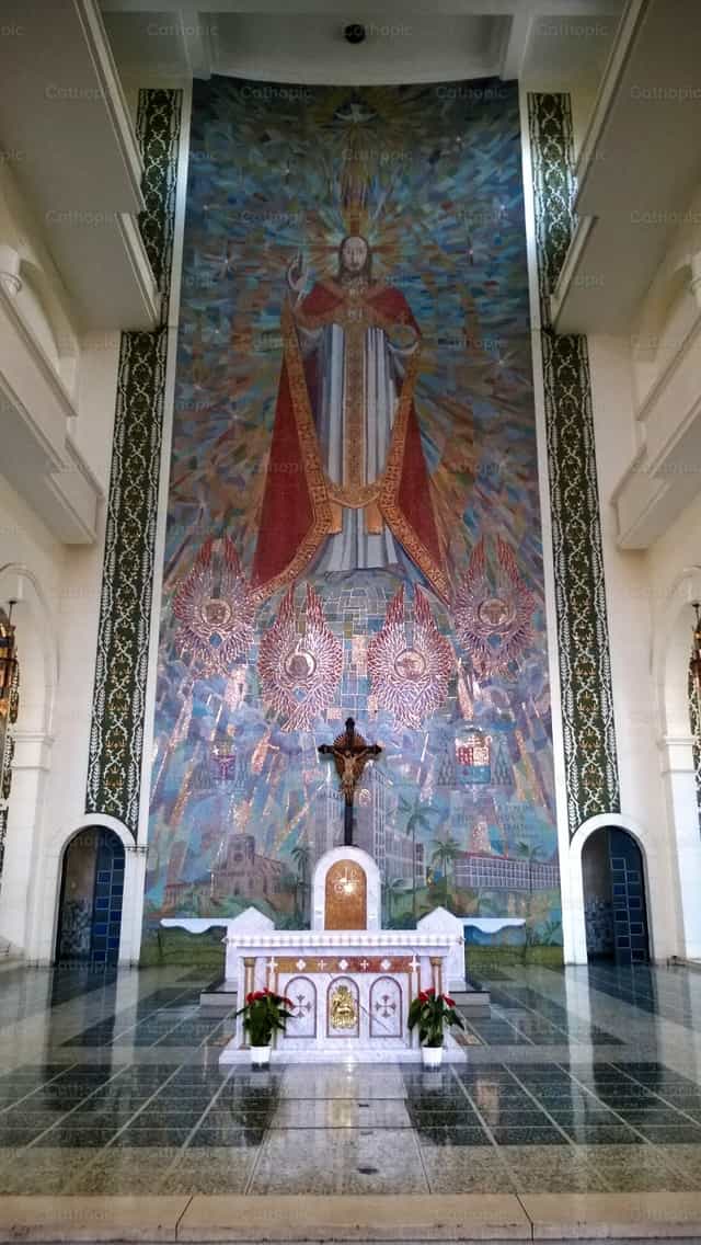 Mosaico de Jesus resucitado - Banco de imágenes católicas