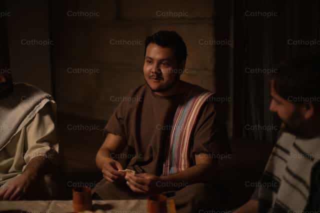Mga Apostol ni Jesus, Ang Huling Hapunan - Mga Catholic stock image