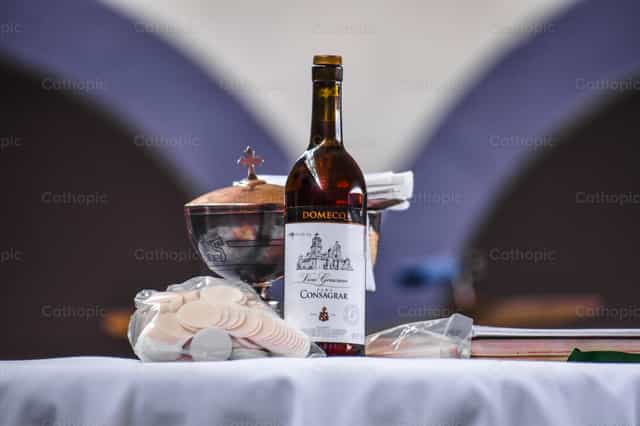 Ofrendas del pan y vino - Banco de imágenes católicas