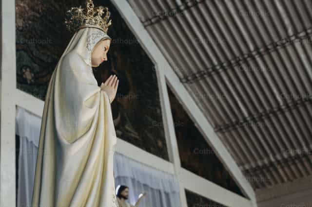 Vierge Marie de Fatima - Images catholiques de stock