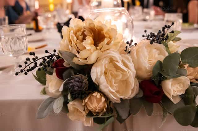 Floral Arrangements - Catholic stock images
