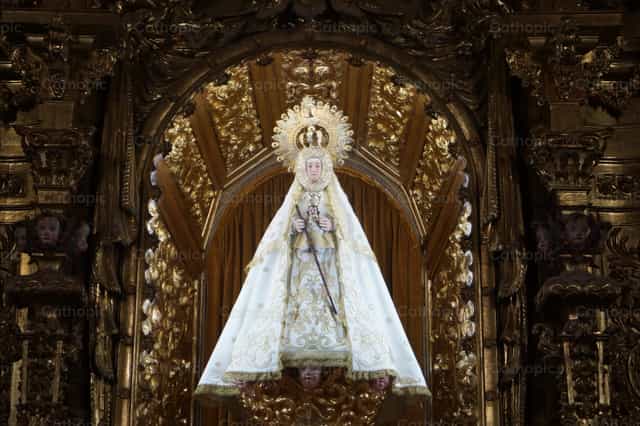 Patron ng alfoz ng Bejar - Mga Catholic stock image