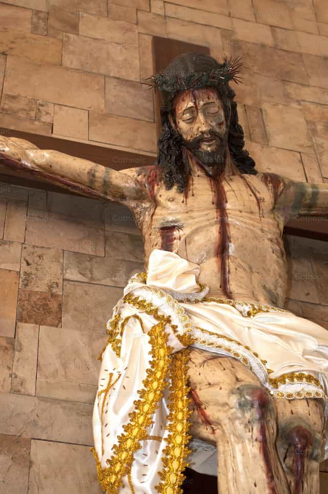 Christ on the cross - Catholic stock images