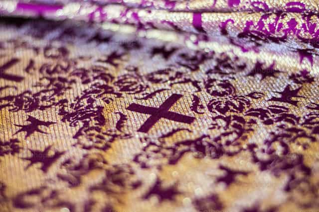 Fastenchasuble - Katholische Stockfotos