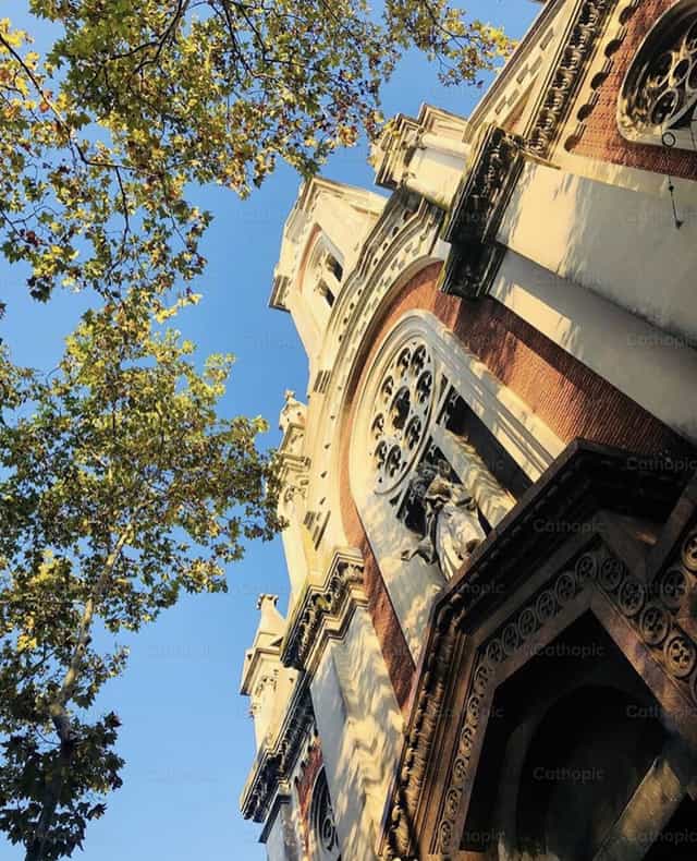 en dehors de la paroisse - Images catholiques de stock