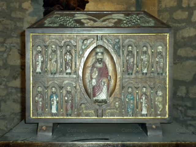 Tabernacle at Holy Toribio Liebana - Catholic stock images