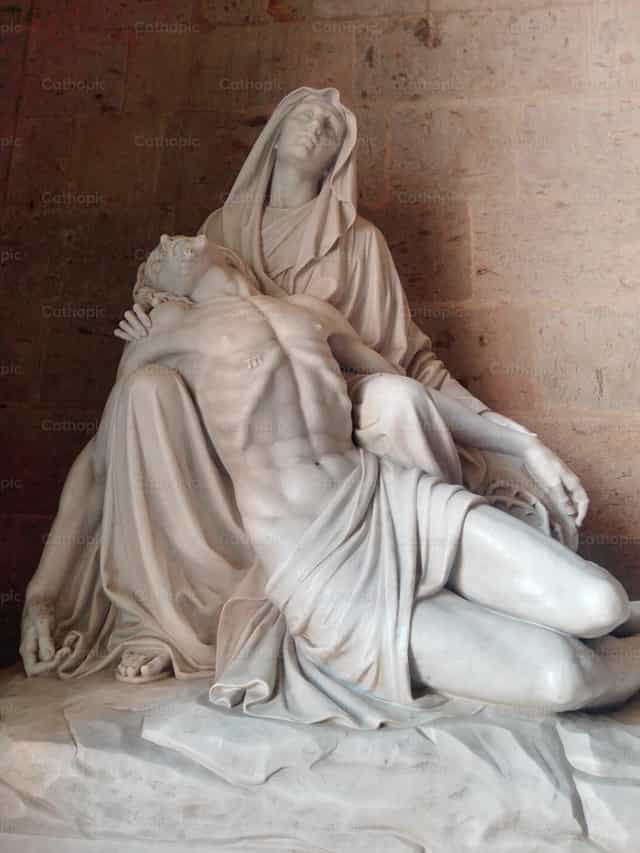 Our Lady of Sorrows - Catholic stock images