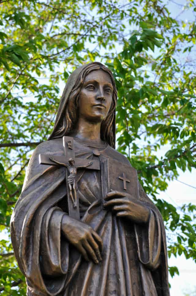 Birheng Maria - Mga Catholic stock image