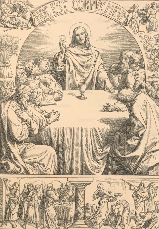 받아 먹어라. 이는 내 몸이다 - 가톨릭 스톡 이미지 - 사진 제공 Restored Christian Art