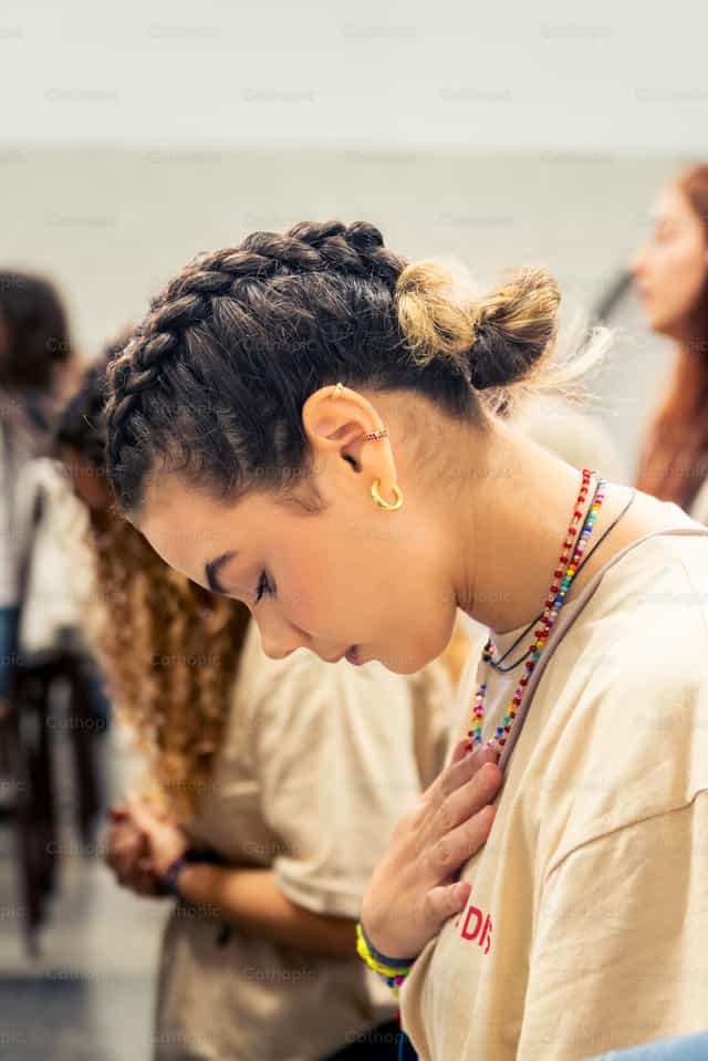 El Señor Jesús toca mi corazón - Banco de imágenes católicas - Fotografía por Miguel White