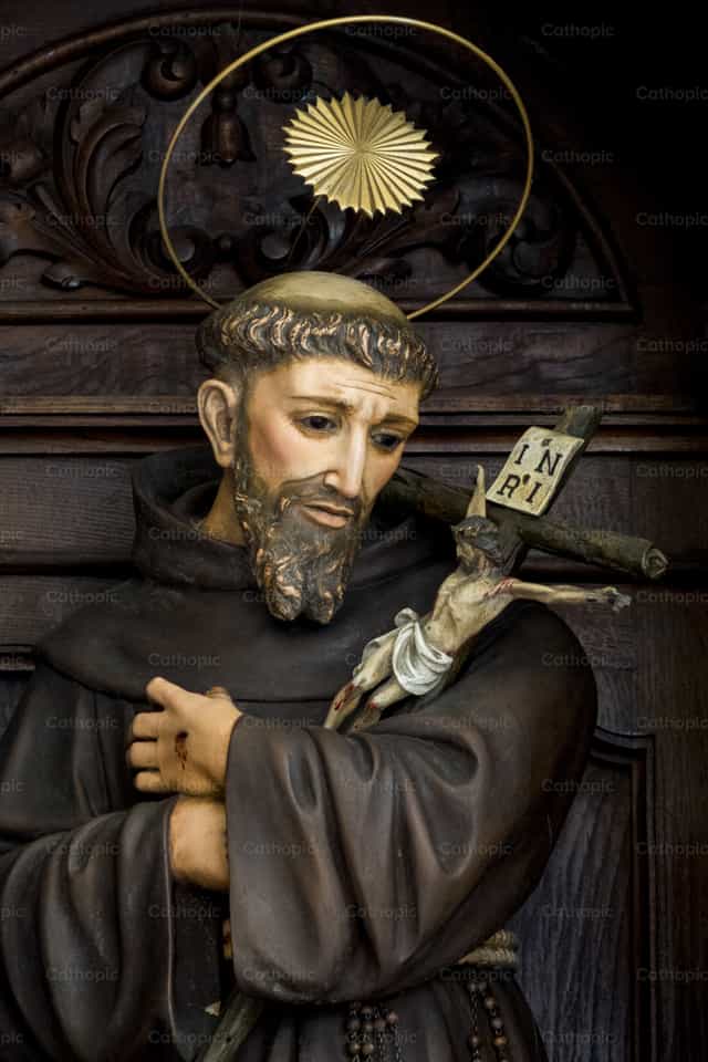 San Francisco de Asís - Banco de imágenes católicas - Fotografía por Joan Sutter