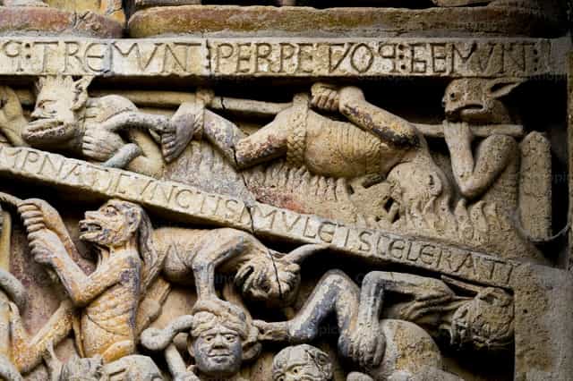 Os tormentos do inferno - Imagens católicas de stock - Foto de Joan Sutter