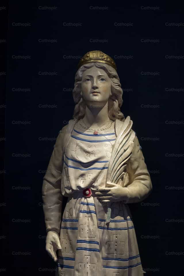 Santa Foy, jovem mártir cristã - Imagens católicas de stock - Foto de Joan Sutter