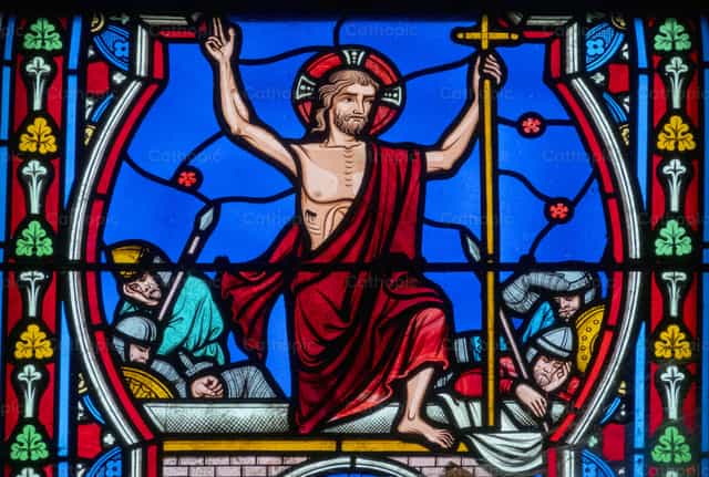 The resurrection of Jesus Christ - Catholic stock images
