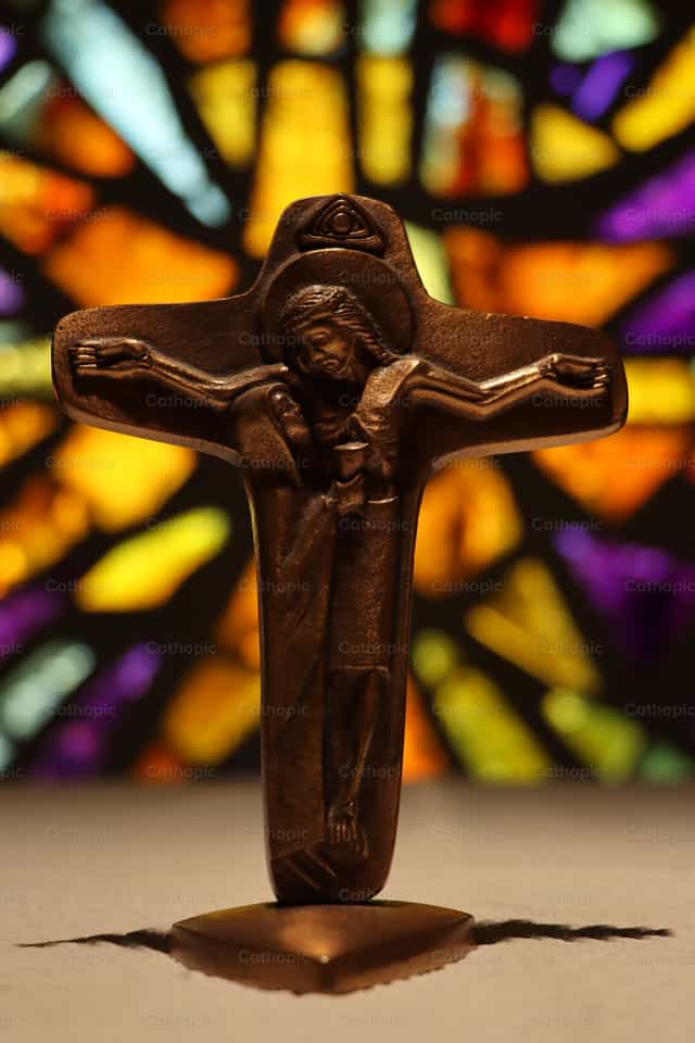 Cruz da Unidade - Imagens católicas de stock