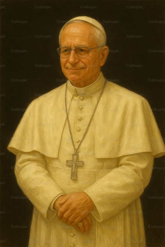 Pape Léon XIV - Images catholiques de stock - Photo de Irene Maciá Doménech