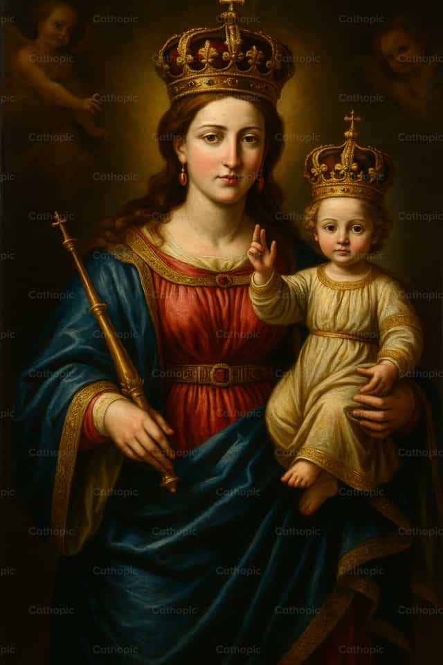 Hilfe der Christen - Katholische Stockfotos