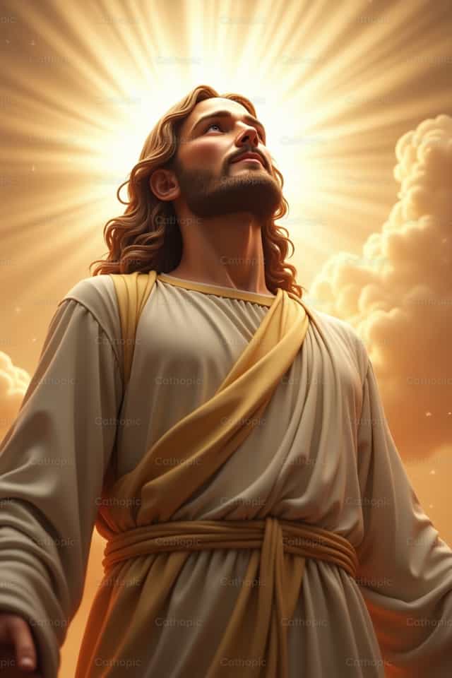 Ascension de Jésus - Images catholiques de stock