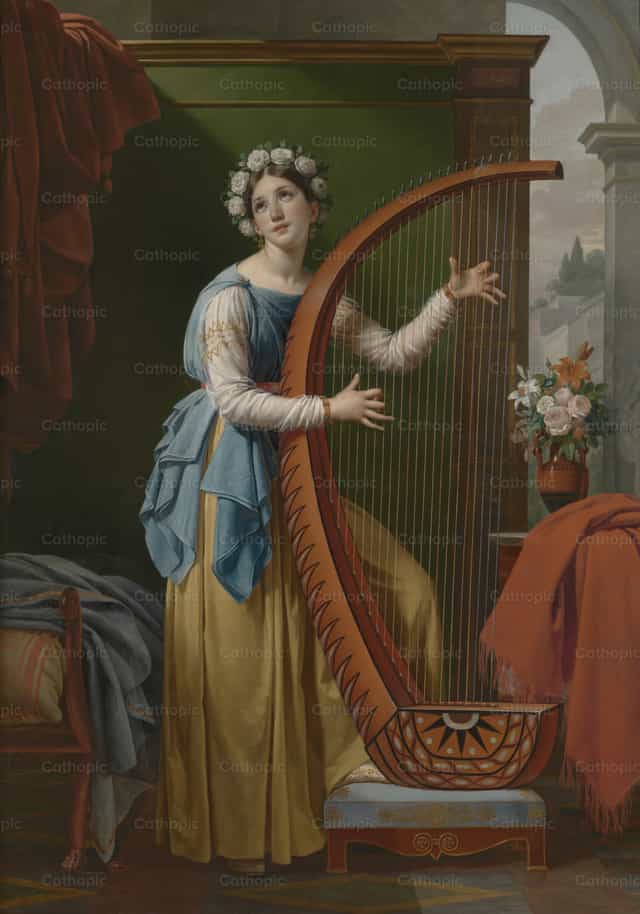 Santa Cecilia - Immagini stock cattoliche