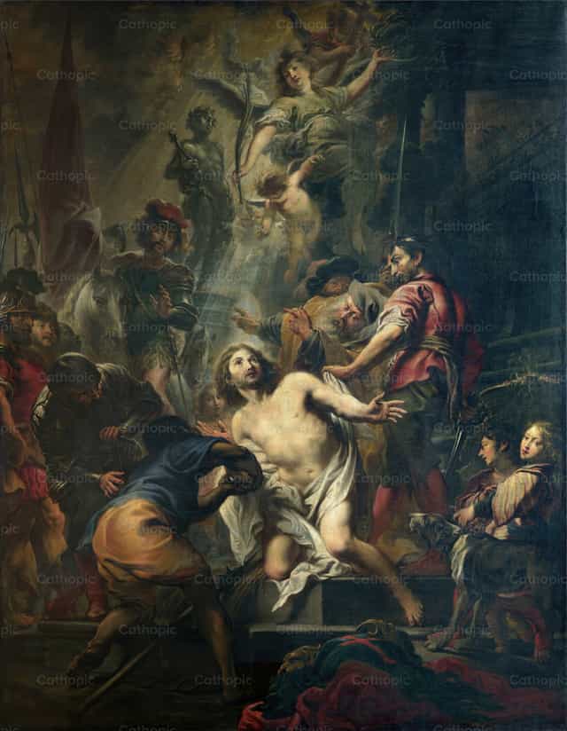 La decapitación de San Jorge - Banco de imágenes católicas