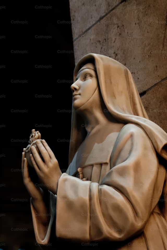 Santa Margarida Maria Alacoque - Imagens católicas de stock - Foto de Joan Sutter