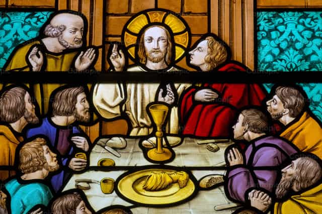 Huling Hapunan ni Jesucristo - Mga Catholic stock image - Larawan ni Joan Sutter