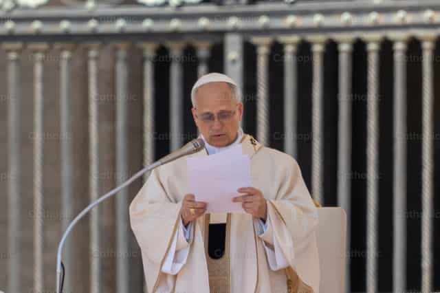 Homélie du pape Léon XIV - Images catholiques de stock - Photo de Cathopic