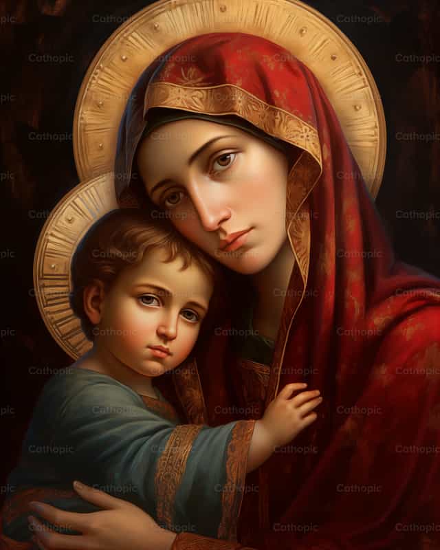 Maryja i Jezus - Katolickie zdjęcia stockowe - Zdjęcie: Daniela Ag_S