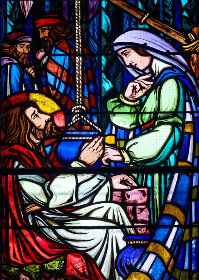 Jesús y la Samaritana - Banco de imágenes católicas - Fotografía por Joan Sutter