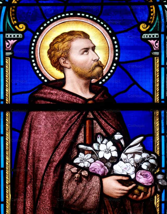 Saint Fiacre - Catholic stock images - Photo by Joan Sutter