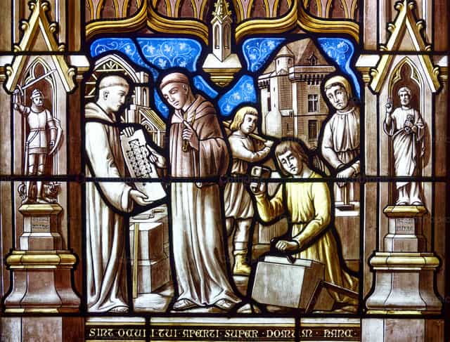 Saint Bernard de Clairvaux - Catholic stock images - Photo by Joan Sutter