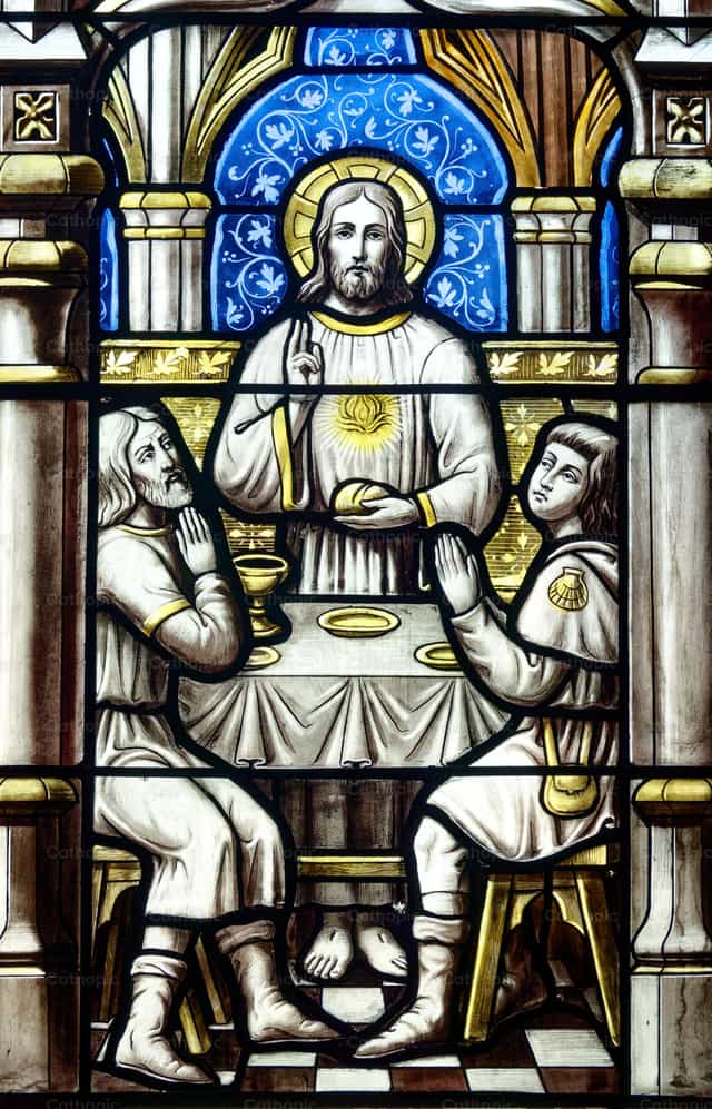 Jesus und die Emmaus-Jünger - Katholische Stockfotos - Foto von Joan Sutter