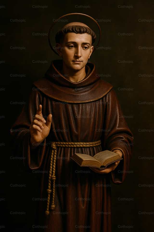 San Antonio ng Padua - Mga Catholic stock image