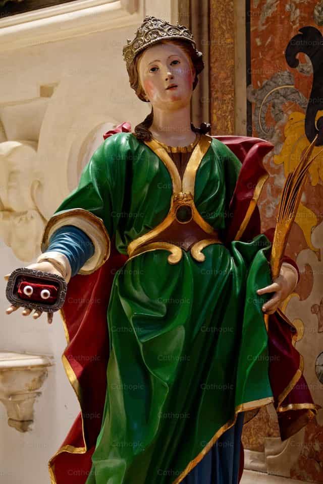 Santa Lucía - Banco de imágenes católicas - Fotografía por Joan Sutter