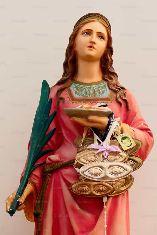 Santa Lucía - Banco de imágenes católicas - Fotografía por Joan Sutter