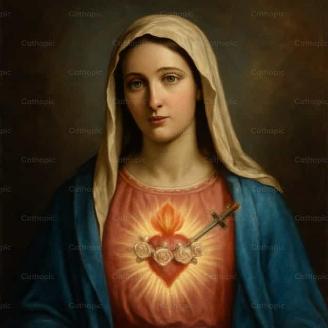 Puso ni Maria - Mga Catholic stock image - Larawan ni Carlos Daniel