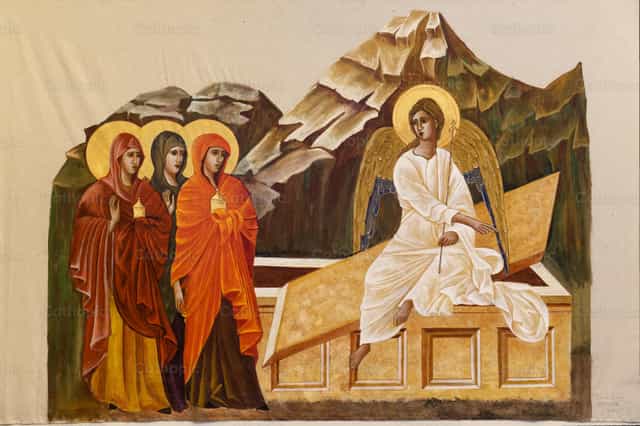 La resurrección de Jesucristo - Banco de imágenes católicas - Fotografía por Joan Sutter