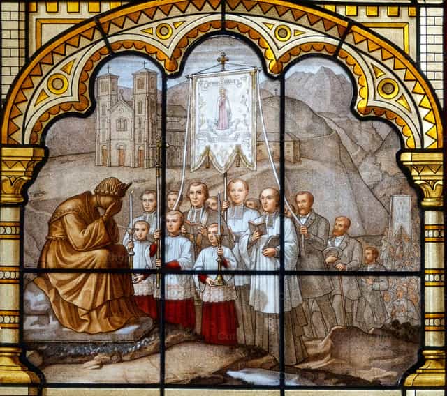 Aparición de Nuestra Señora de La Salette - Banco de imágenes católicas - Fotografía por Joan Sutter