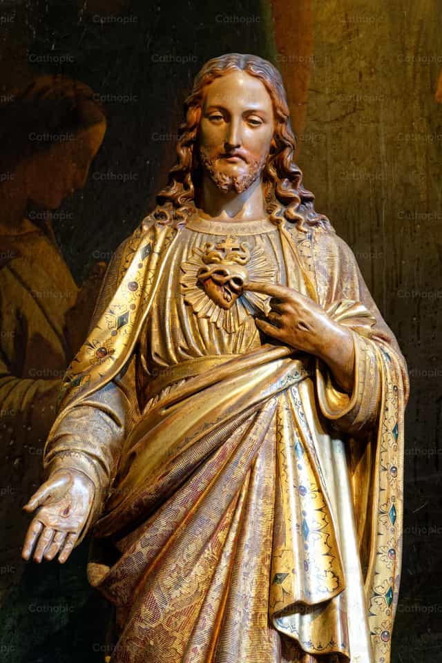 Sacratissimo Cuore di Gesù Cristo - Immagini stock cattoliche