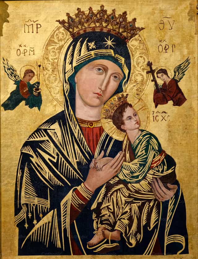 María con el niño Jesucristo en brazos - Banco de imágenes católicas - Fotografía por Joan Sutter