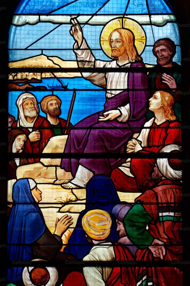Jesús predica y anuncia el Evangelio en Galilea - Banco de imágenes católicas - Fotografía por Joan Sutter