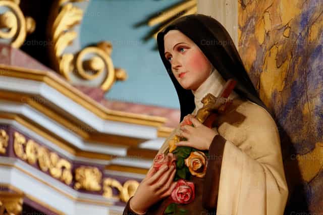 Santa Teresa de Lisieux - Banco de imágenes católicas - Fotografía por Joan Sutter