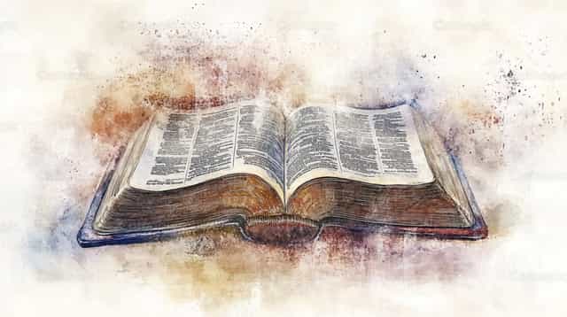 Otwarta Biblia - Katolickie zdjęcia stockowe