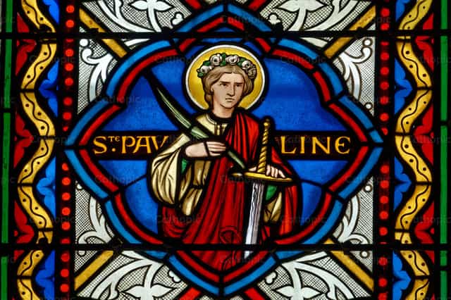 Santa Paulina - Mga Catholic stock image - Larawan ni Joan Sutter