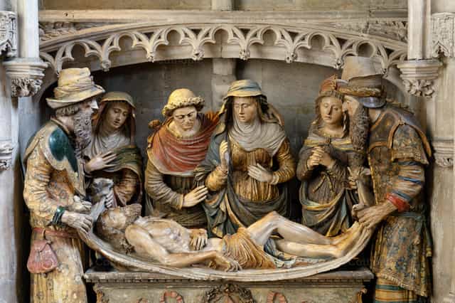 Entierro de Cristo - Banco de imágenes católicas - Fotografía por Joan Sutter