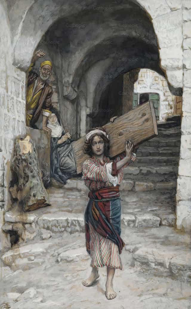 La jeunesse de Jésus - Images catholiques de stock - Photo de Restored Christian Art