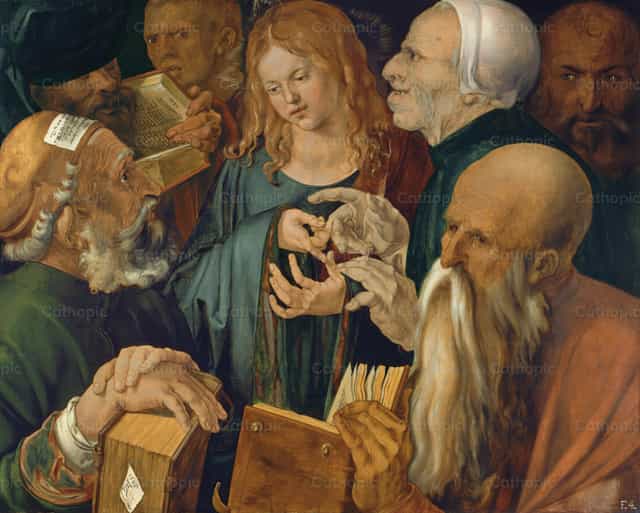 Jesus among the Doctors - Catholic stock images