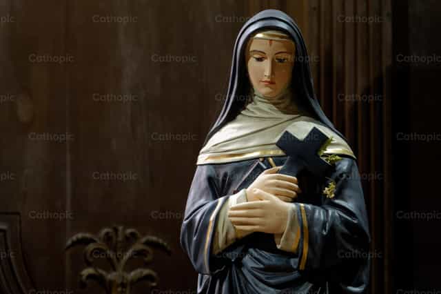 Santa Rita de Casia - Banco de imágenes católicas - Fotografía por Joan Sutter