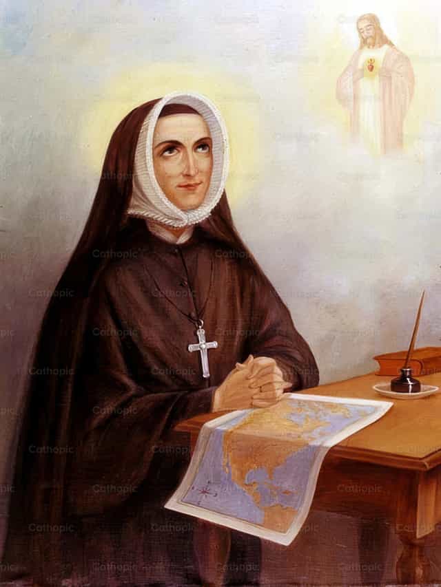 Święta Róża Filipina Duchesne - Katolickie zdjęcia stockowe