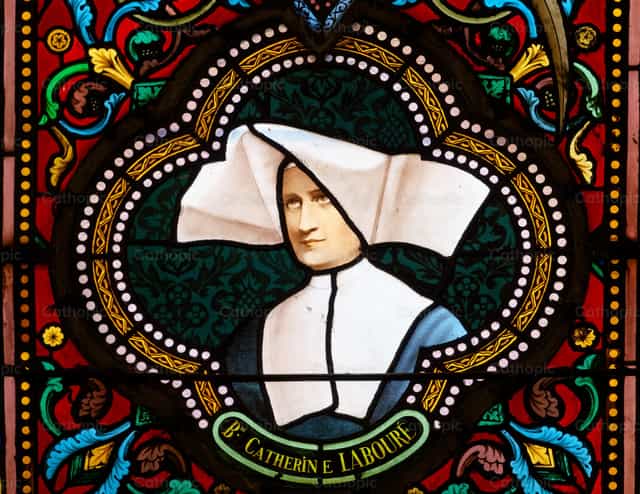 Saint Catherine Laboure - Catholic stock images - Photo by Joan Sutter